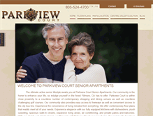 Tablet Screenshot of parkviewcourt.info