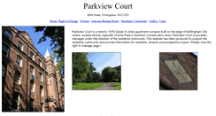 Desktop Screenshot of parkviewcourt.co.uk